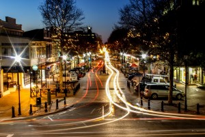 Trafalgar St Nelson, late night